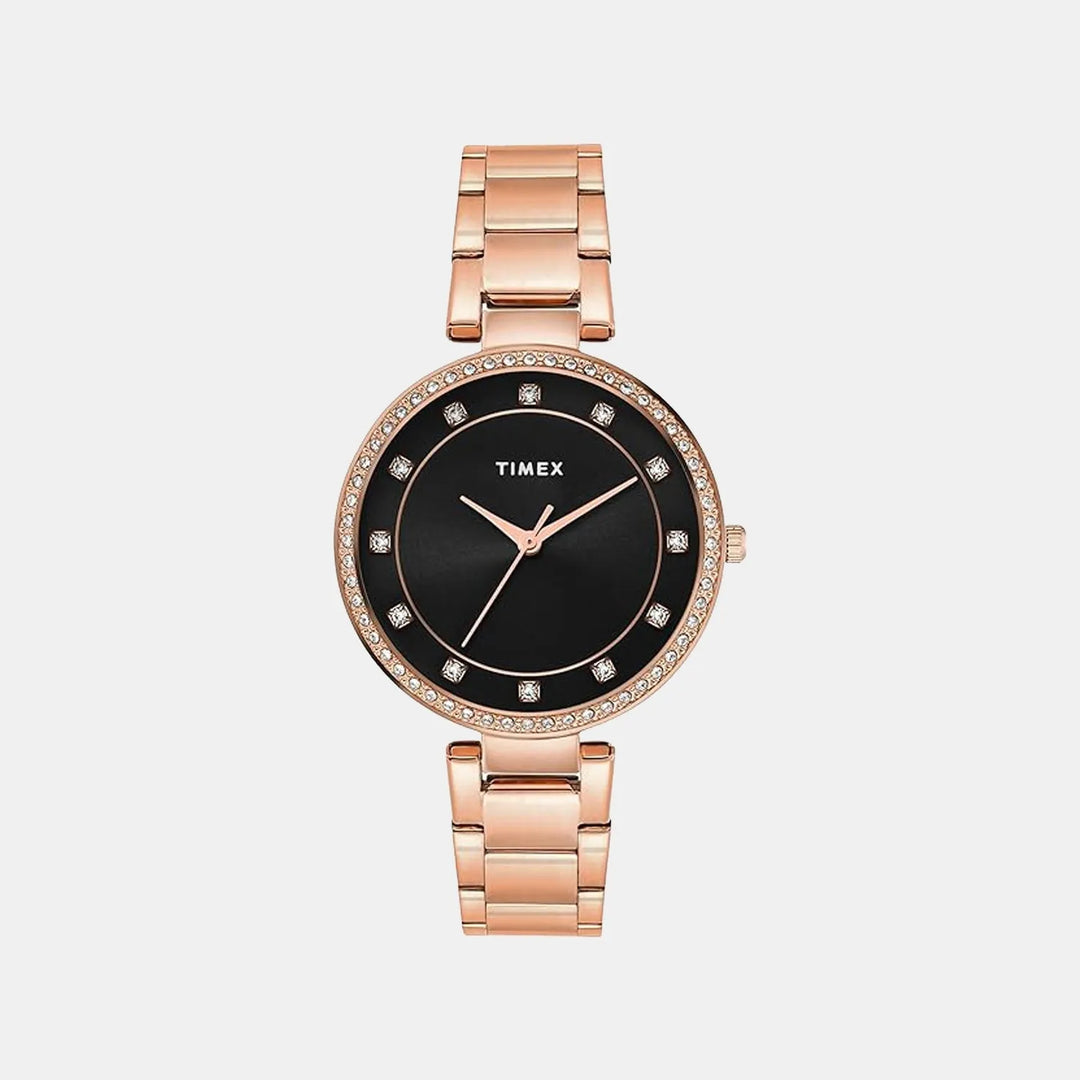 Timex Trendline TWEL18725 Black Dial Women&