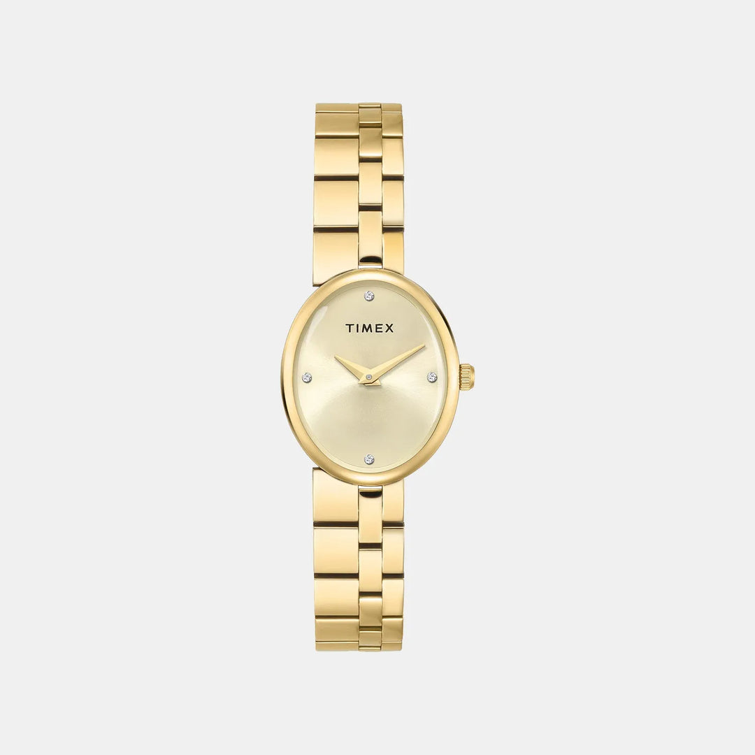 Timex Trendline TWEL27100 Champagne Dial Women&