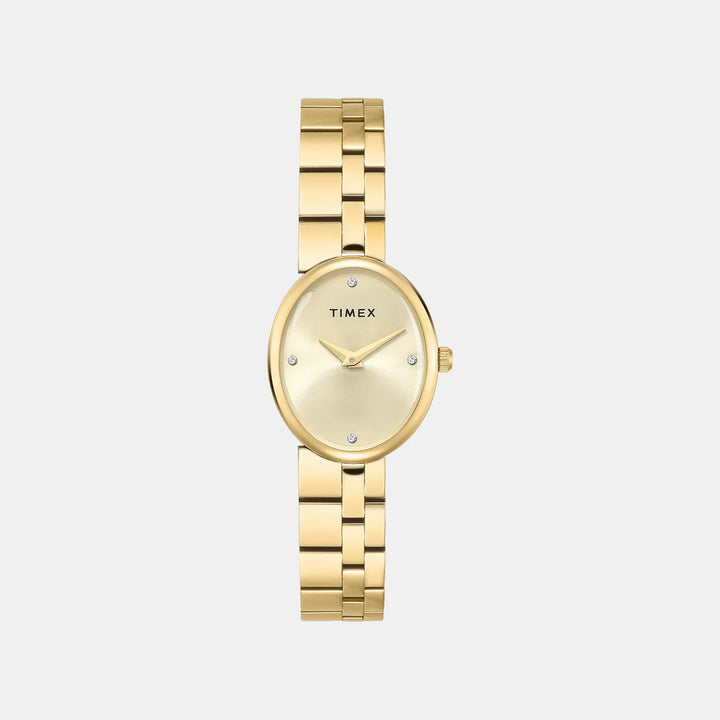 Timex Trendline TWEL27100 Champagne Dial Women&