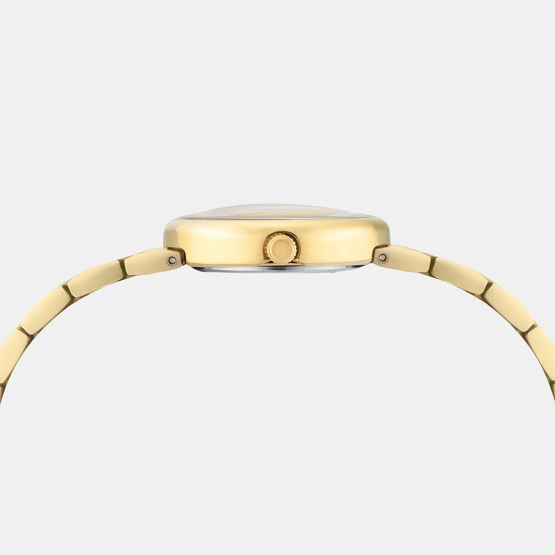 Timex Trendline TWEL27100 Champagne Dial Women&