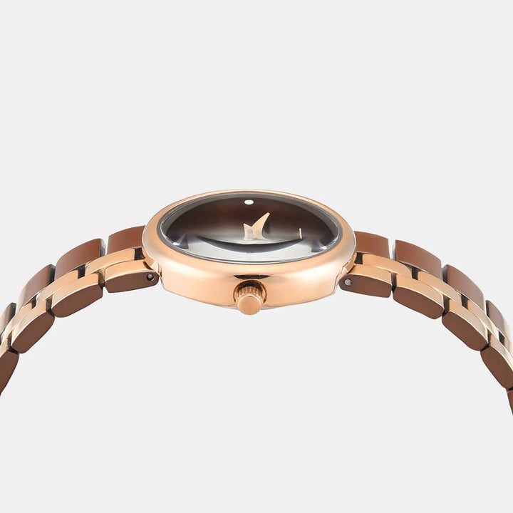Timex Trendline TWEL27102 Brown Dial Women&