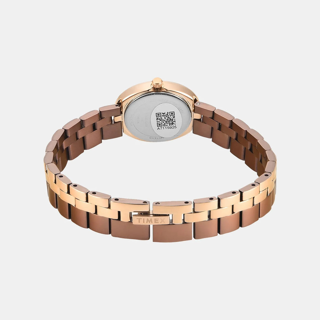 Timex Trendline TWEL27102 Brown Dial Women&