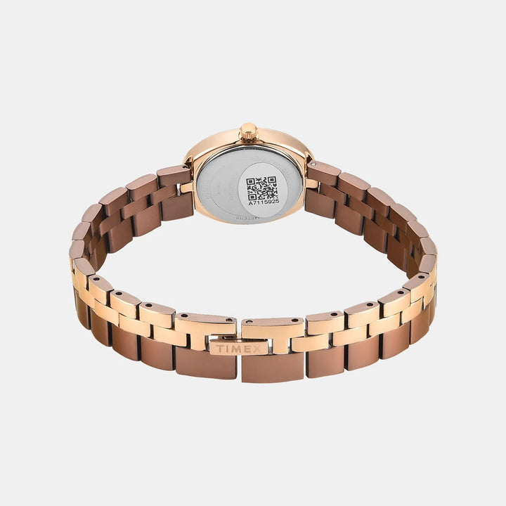 Timex Trendline TWEL27102 Brown Dial Women&