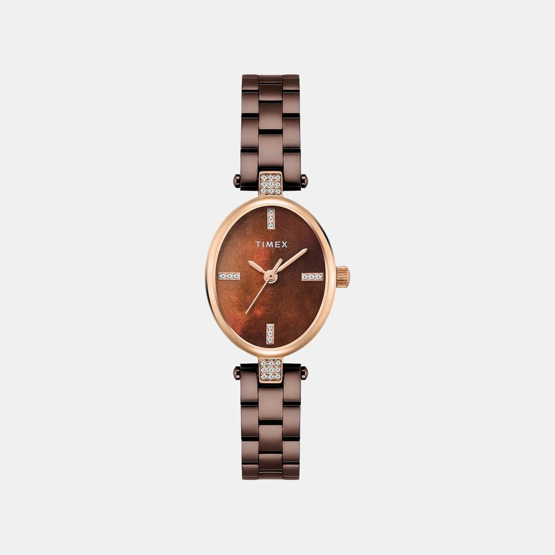 Timex Trendline TWEL27202 Mother Of Pearl Dial Women&