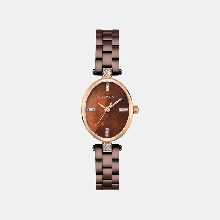 Timex Trendline TWEL27202 Mother Of Pearl Dial Women&