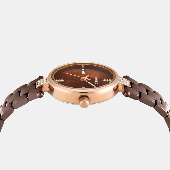 Timex Trendline TWEL27202 Mother Of Pearl Dial Women&