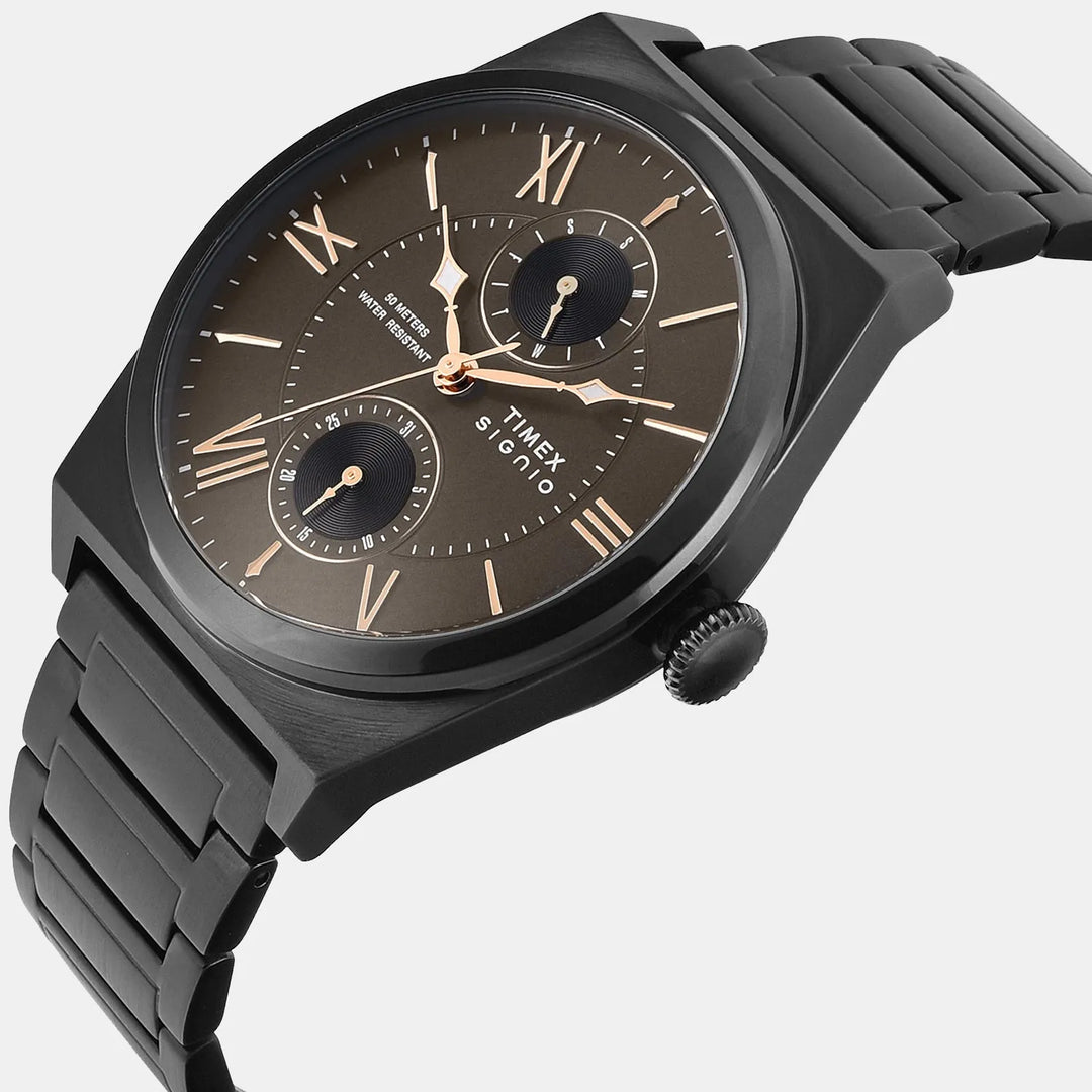 Timex TWEG34502 Brown Dial Multi-Function Men&