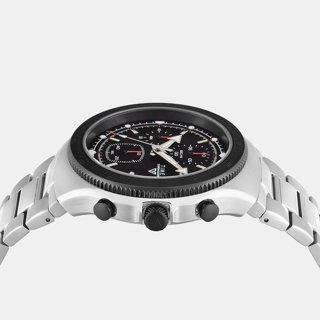 Timex Vector Chronograph Black Dial Men&