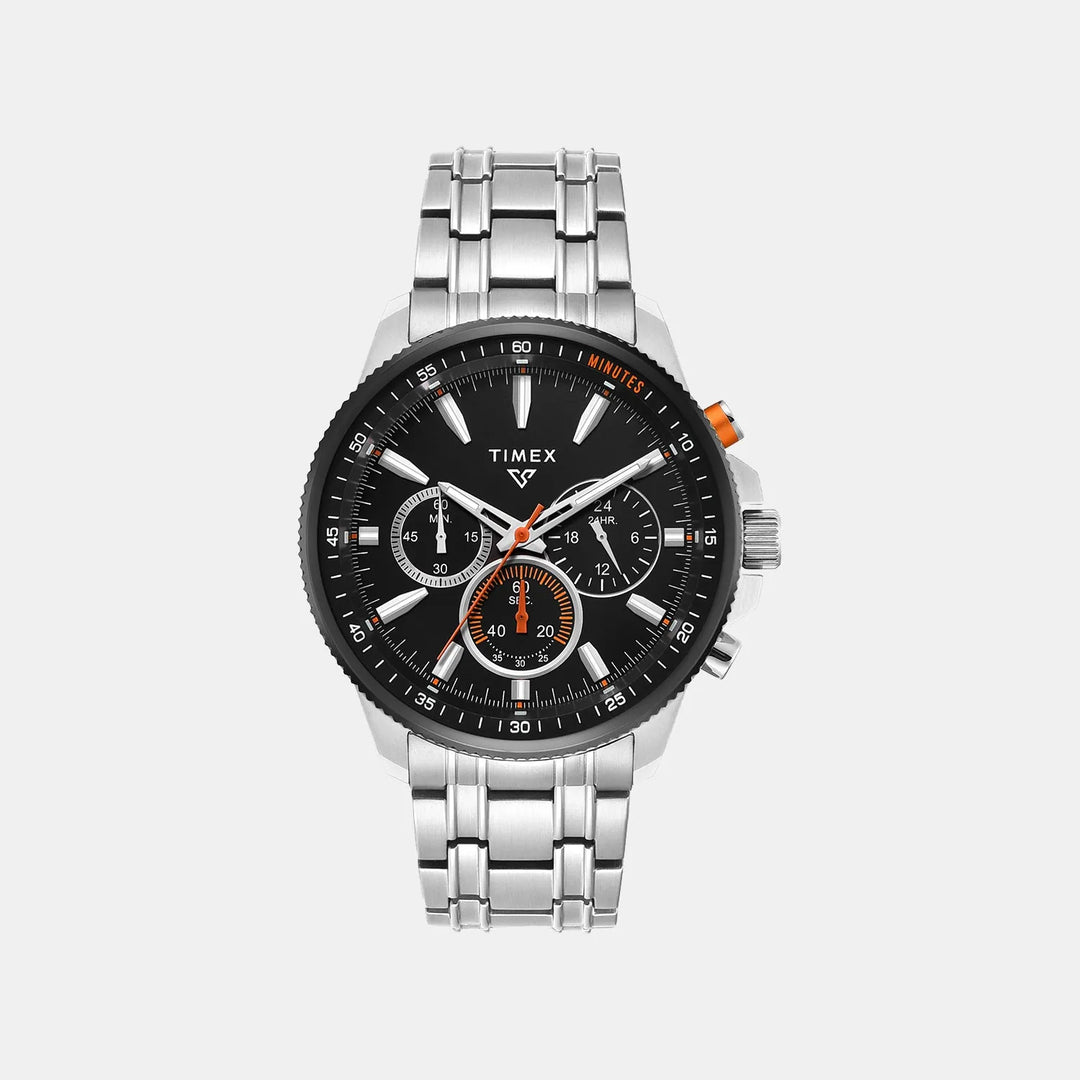 Timex Vector TWEG35002 Chronograph Black Dial Men&