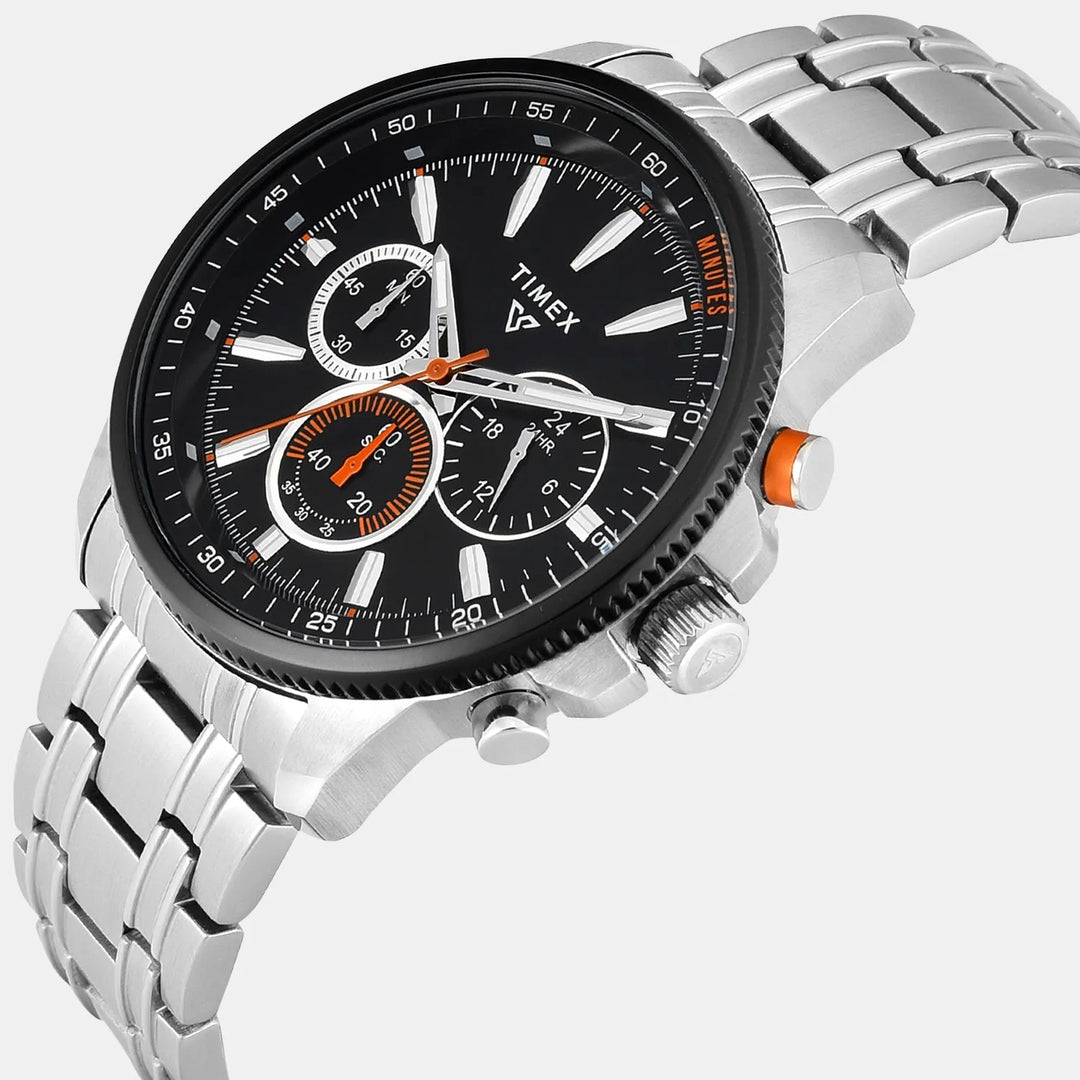 Timex Vector TWEG35002 Chronograph Black Dial Men&