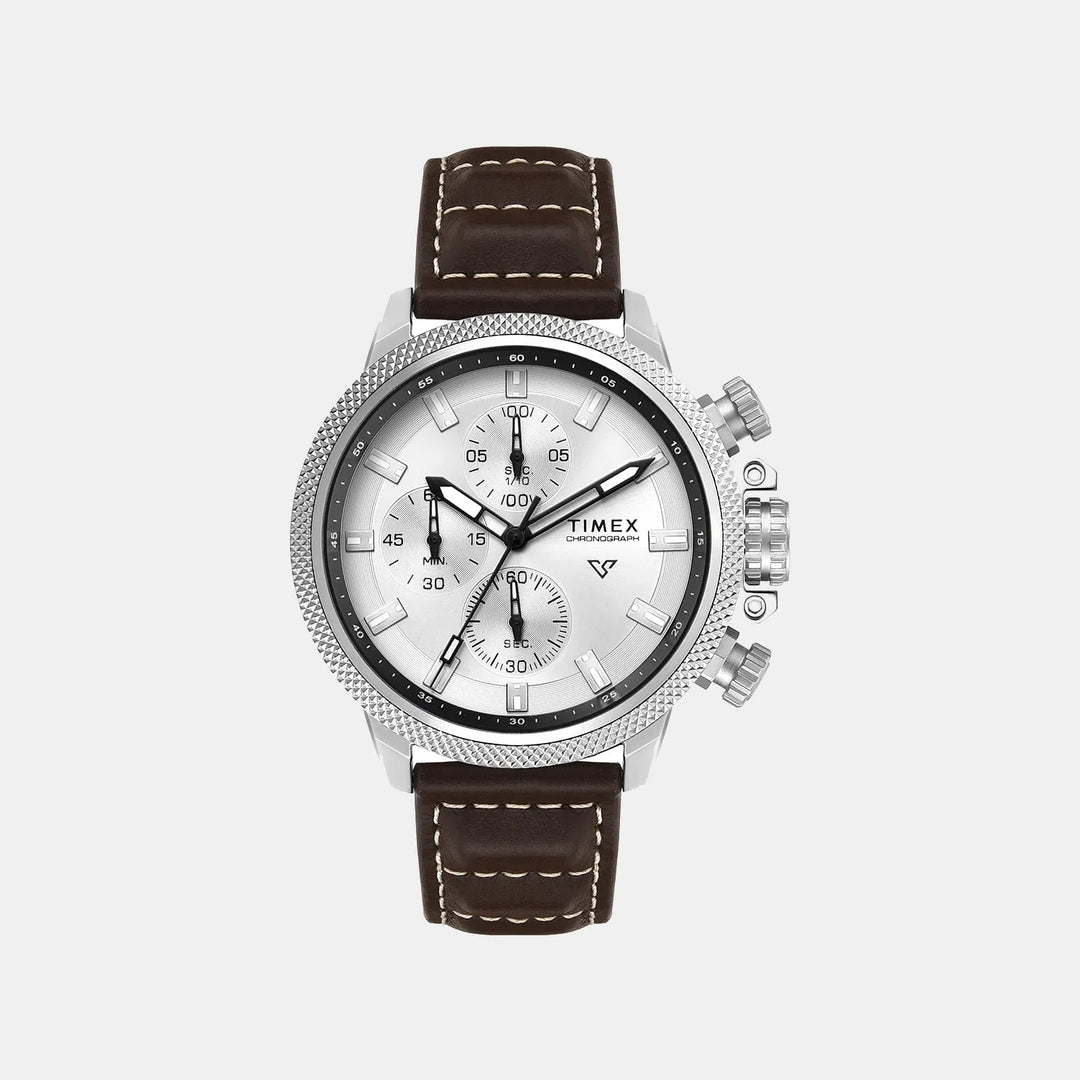 Timex Vector TWEG35100 Silver Dial Chronograph Men&
