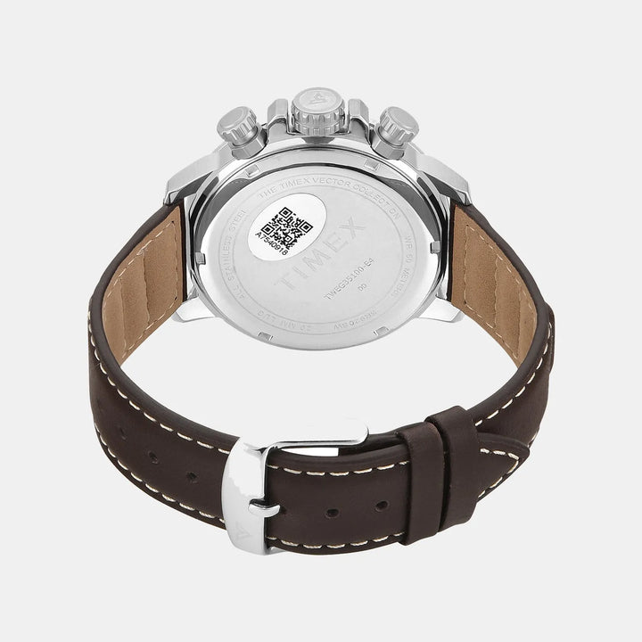 Timex Vector TWEG35100 Silver Dial Chronograph Men&