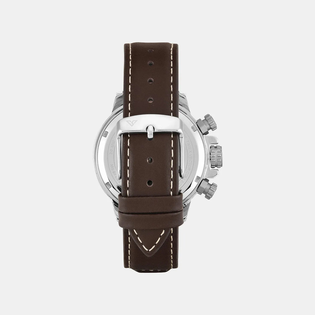 Timex Vector TWEG35100 Silver Dial Chronograph Men&