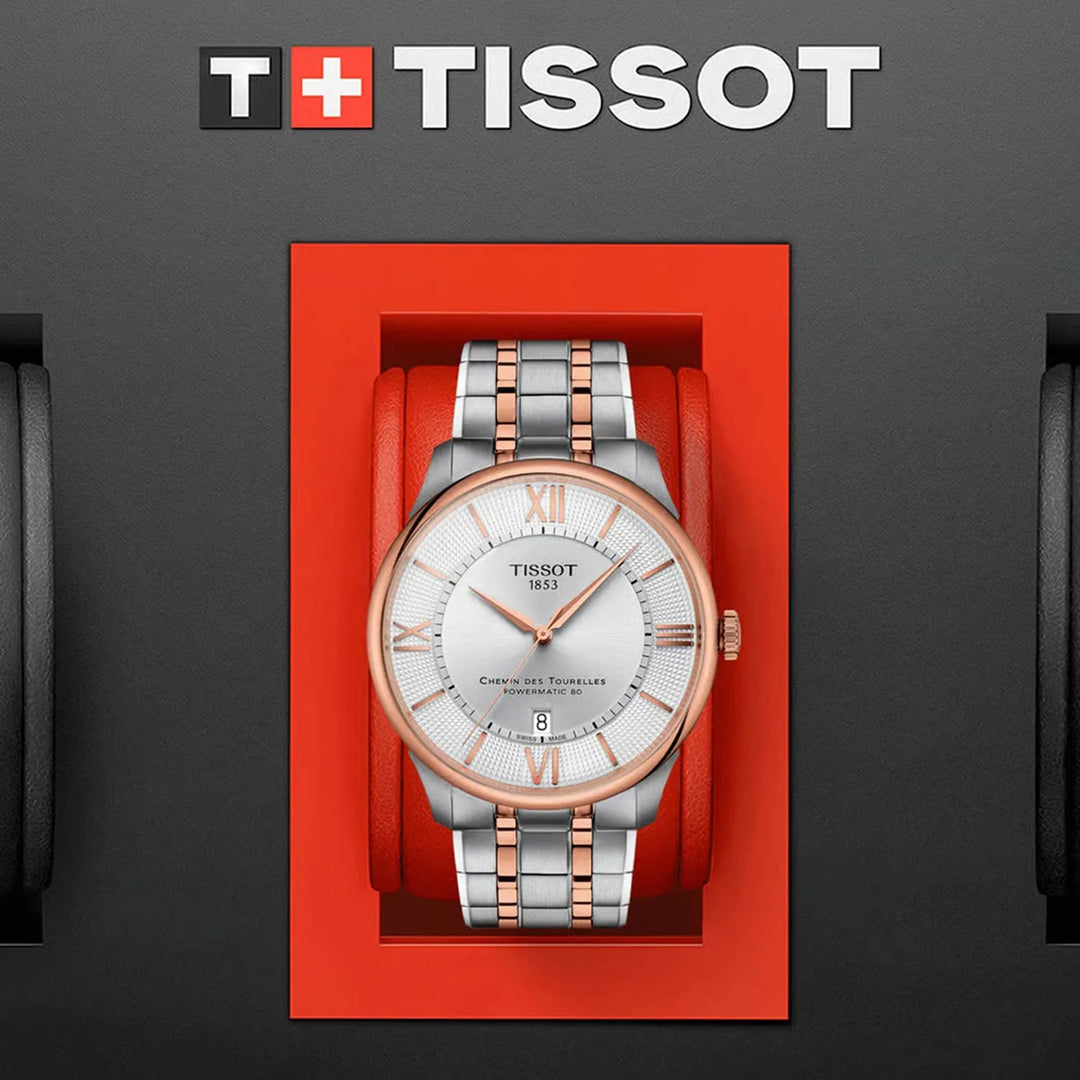 Tissot Chemin Des Tourelles Automatic Silver Dial Men&