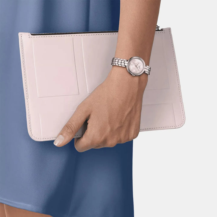 Tissot Flamingo Mother of Pearl Dial Women&
