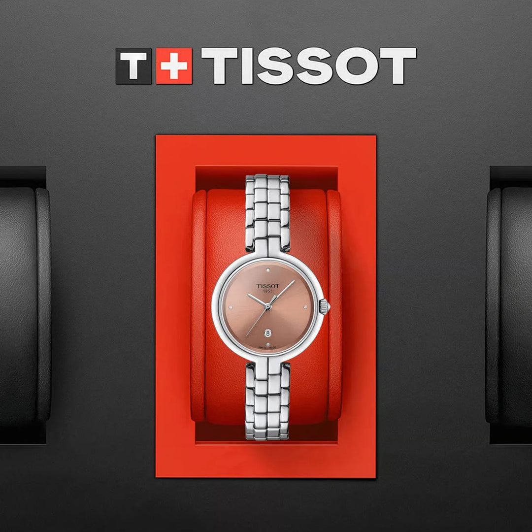 Tissot Flamingo T0942101133600 Pink Dial Women&