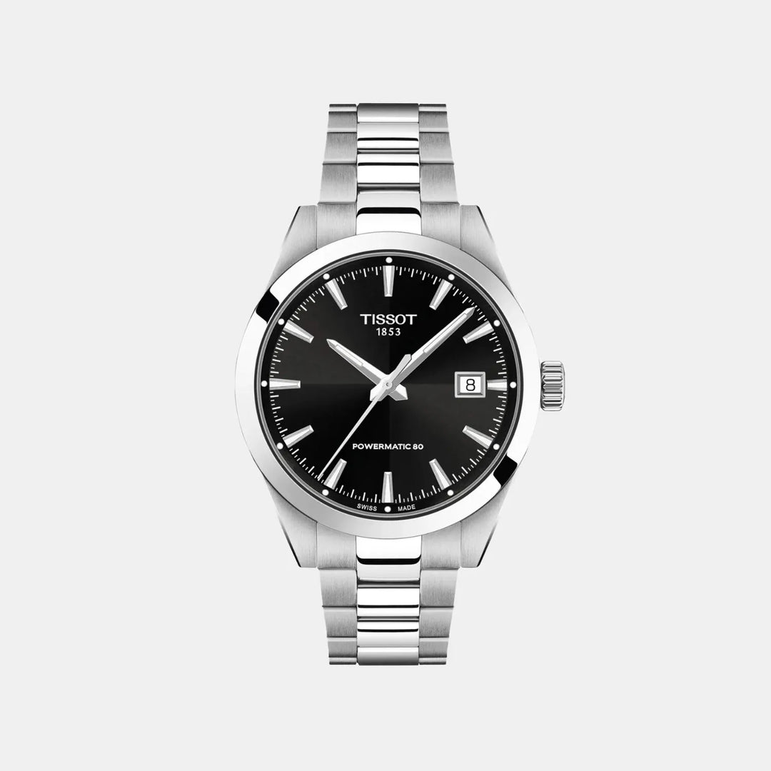 Tissot Gentleman T1658071105100 Automatic Black Dial Men&