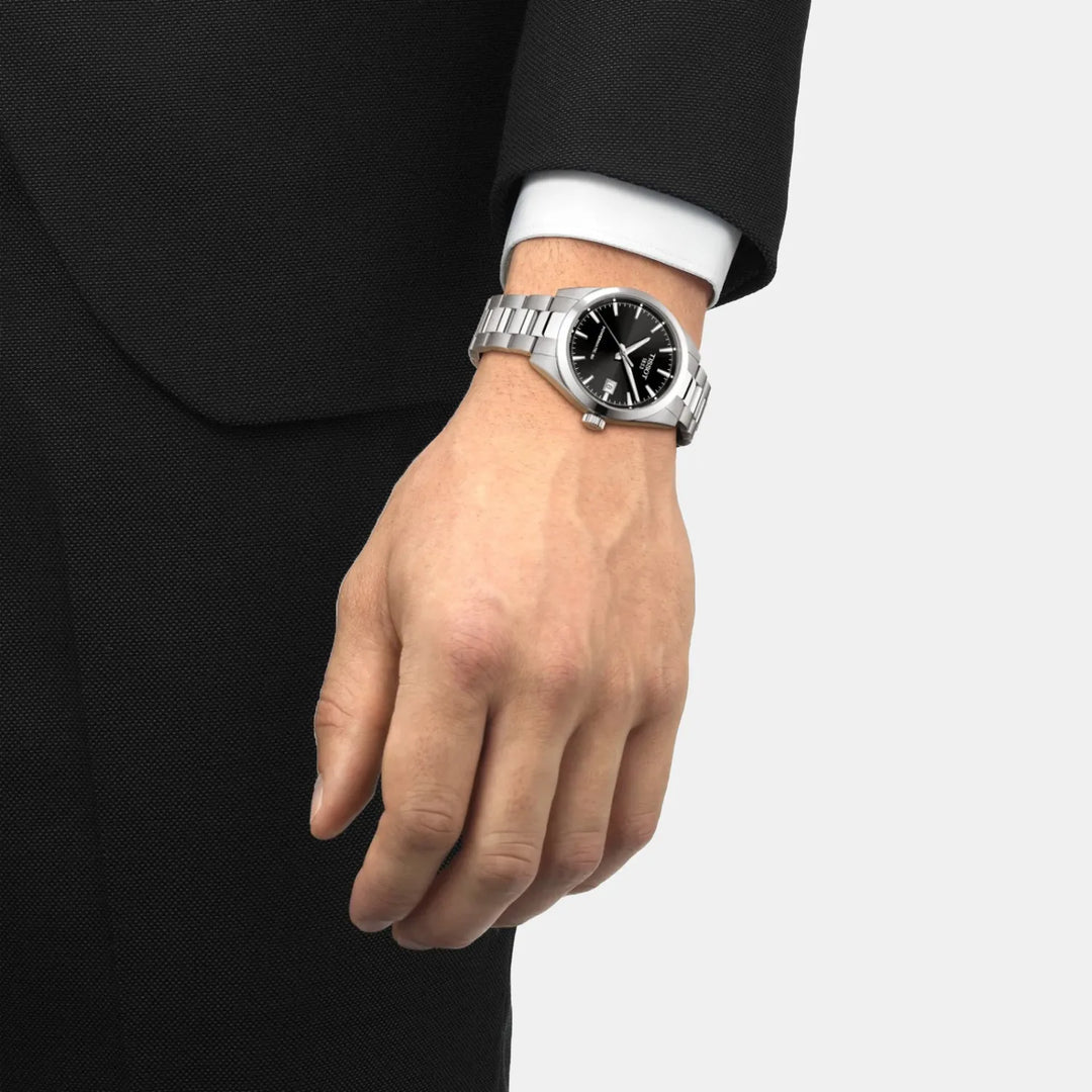 Tissot Gentleman T1658071105100 Automatic Black Dial Men&