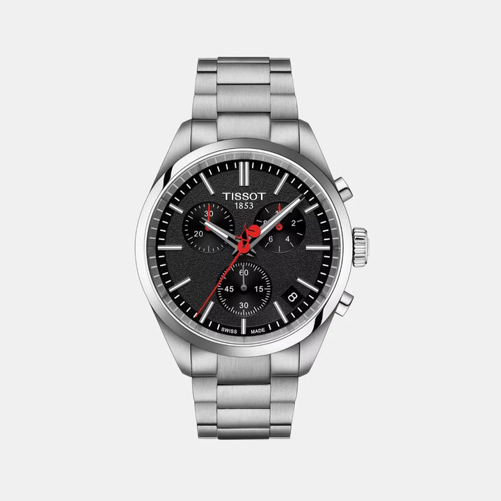 Tissot PR 100 Vuelta T1504171105101 Black Dial Men&