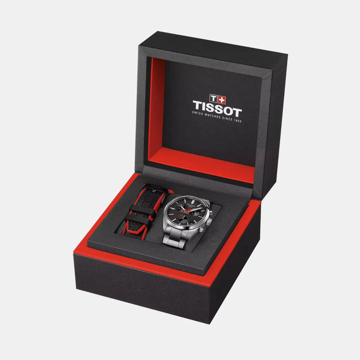 Tissot PR 100 Vuelta T1504171105101 Black Dial Men&