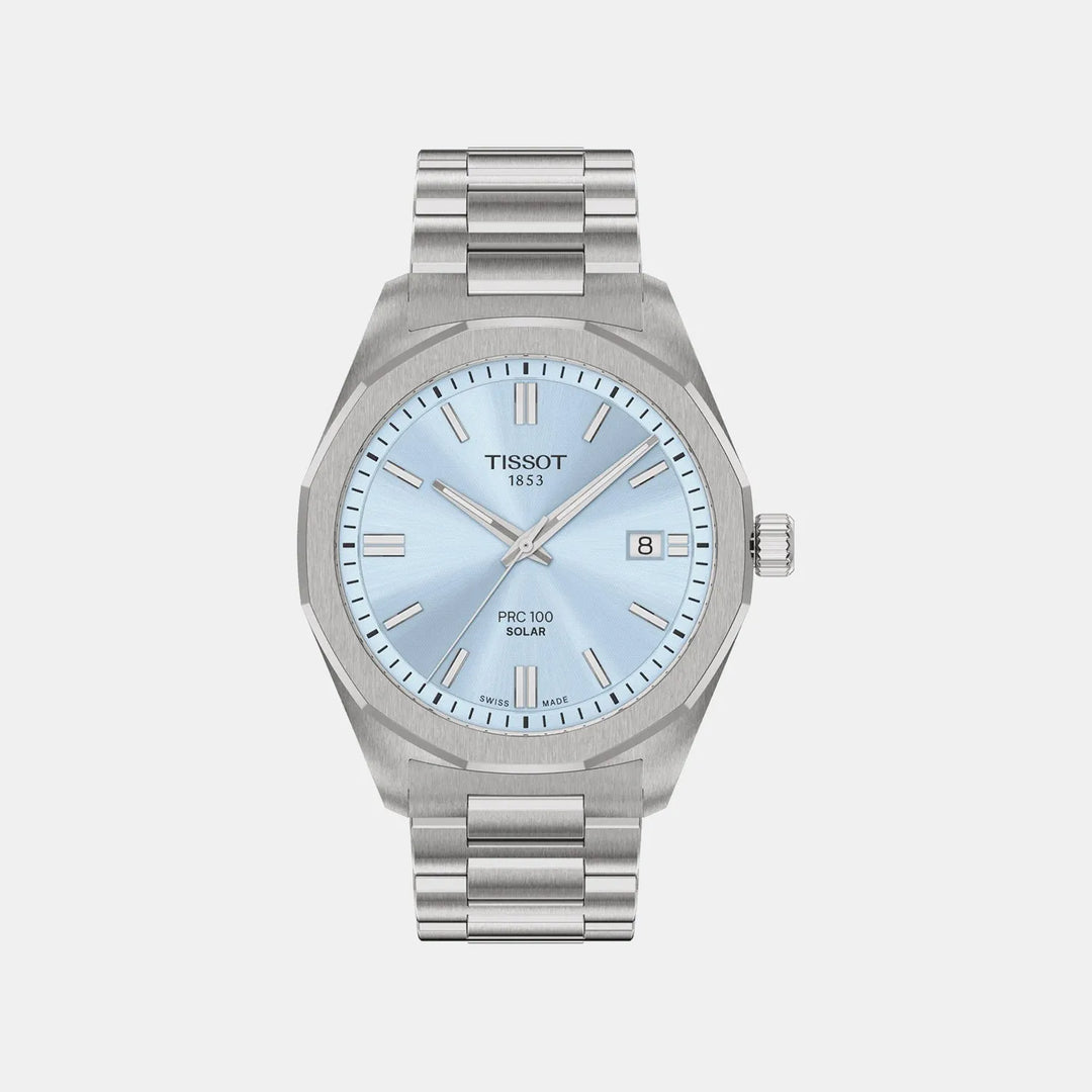 Tissot PRC 100 Solar Quartz Blue Dial Men&