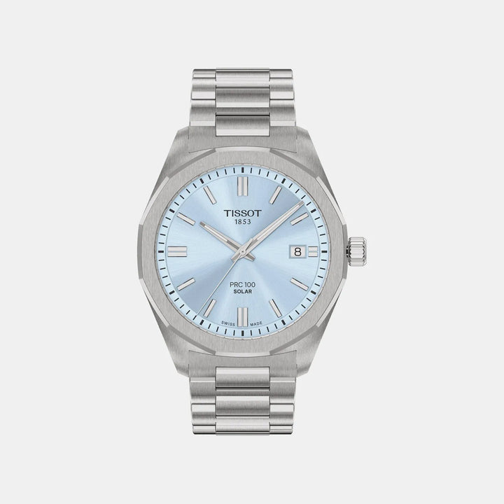 Tissot PRC 100 Solar Quartz Blue Dial Men&