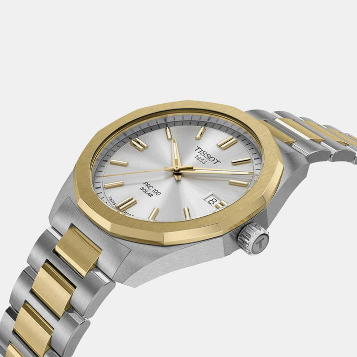 Tissot PRC 100 T1514222203100 Silver Dial Women&