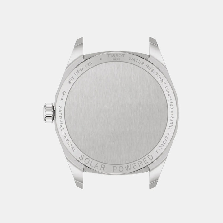 Tissot PRC 100 Women Solar Silver Dial Stainless Steel Watch T1518222203100