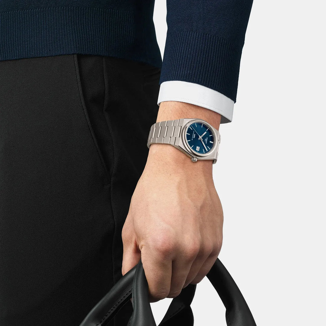 Tissot PRX T1378074404100 Blue Dial Men&