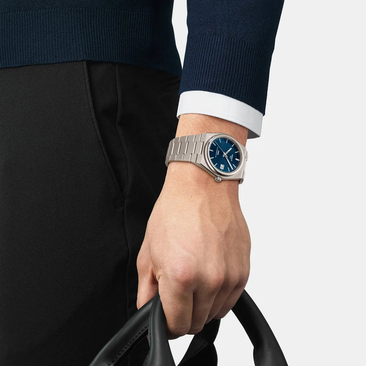 Tissot PRX T1378074404100 Blue Dial Men&