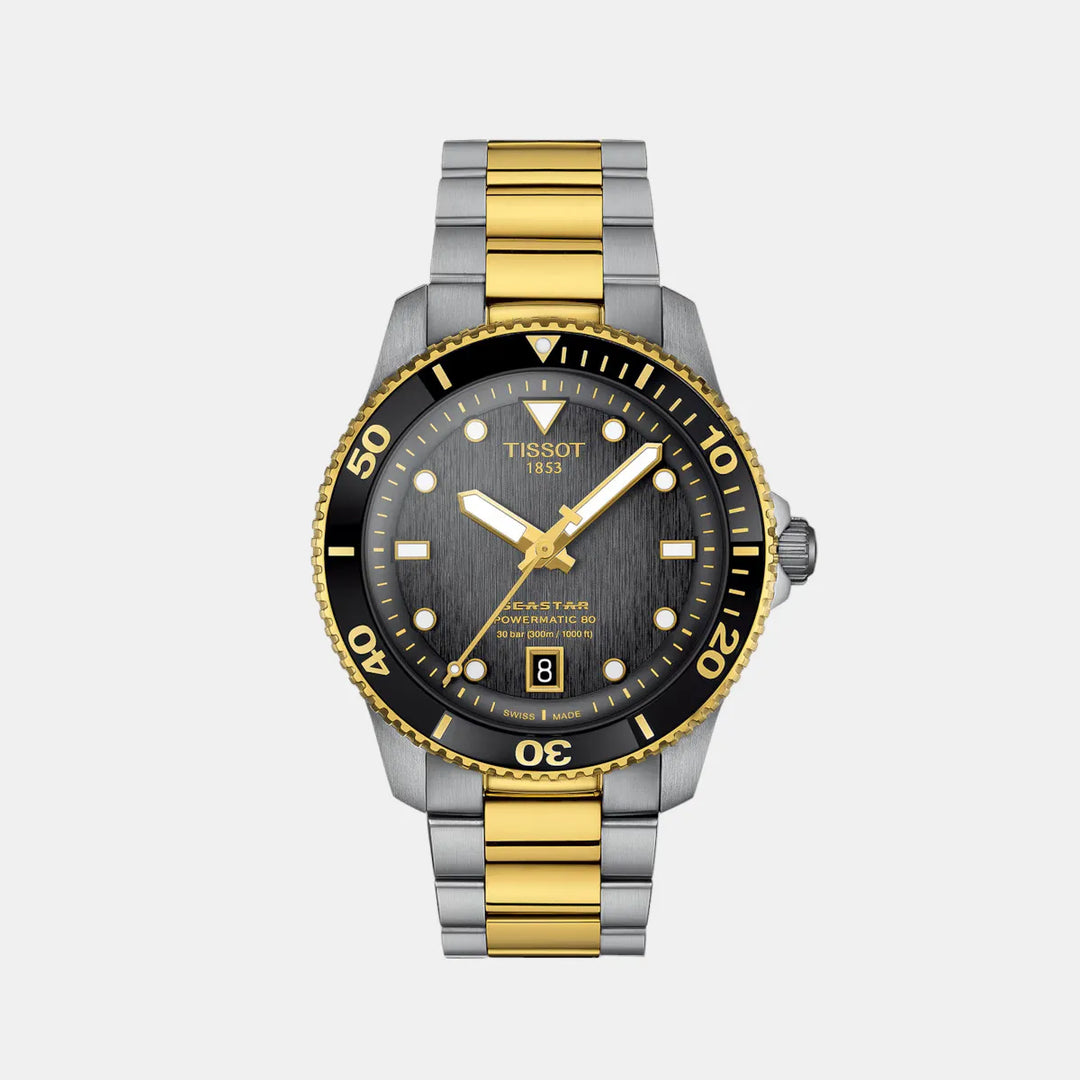 Tissot Seastar 1000 Men Automatic Grey Dial Stainless Steel Watch T1208072205100
