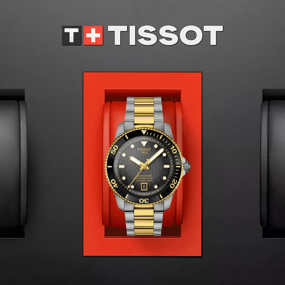 Tissot Seastar 1000 Men Automatic Grey Dial Stainless Steel Watch T1208072205100