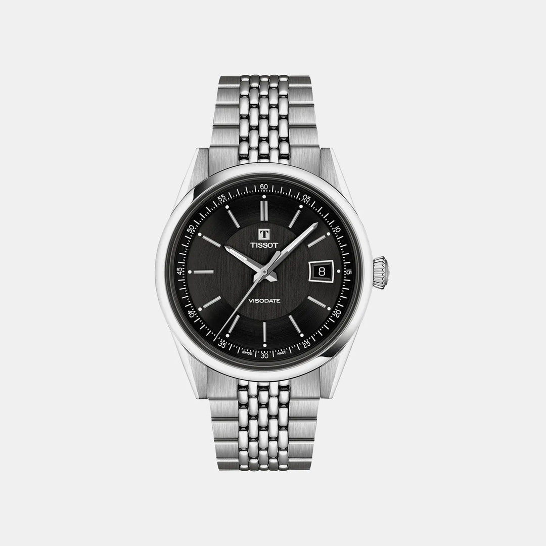 Tissot Visodate T1574071105100 Black Dial Men&