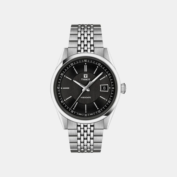 Tissot Visodate T1574071105100 Black Dial Men&