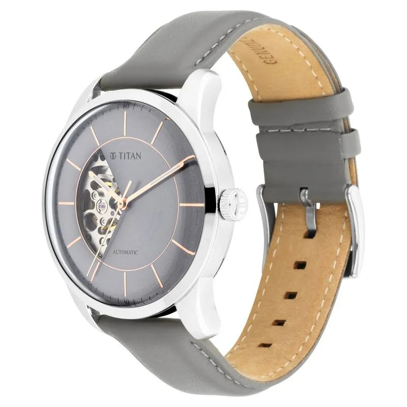 Titan Automatic Sectoral Grey Dial Men&
