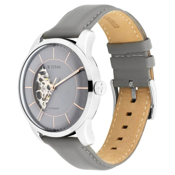 Titan Automatic Sectoral Grey Dial Men&