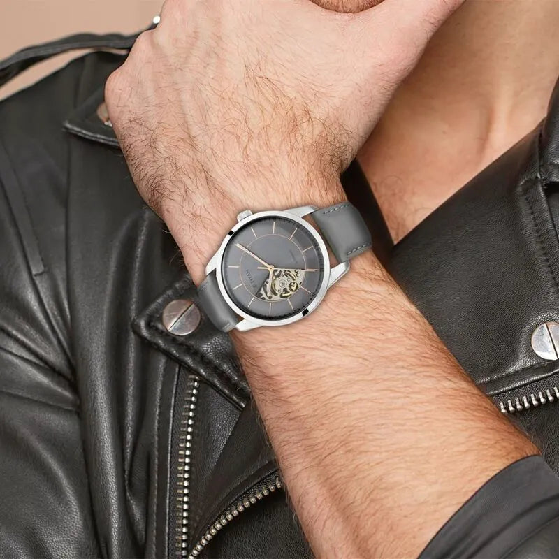 Titan Automatic Sectoral Grey Dial Men&