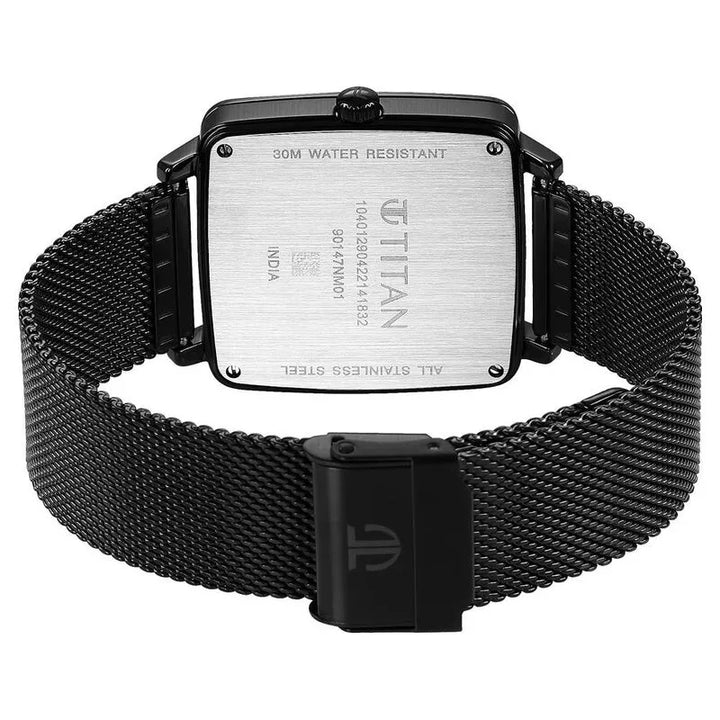 Titan Avant Garde NU90147NM01 Black Dial Men&