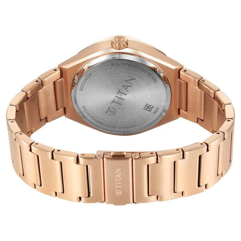 Titan Classique Contour White Dial Men&