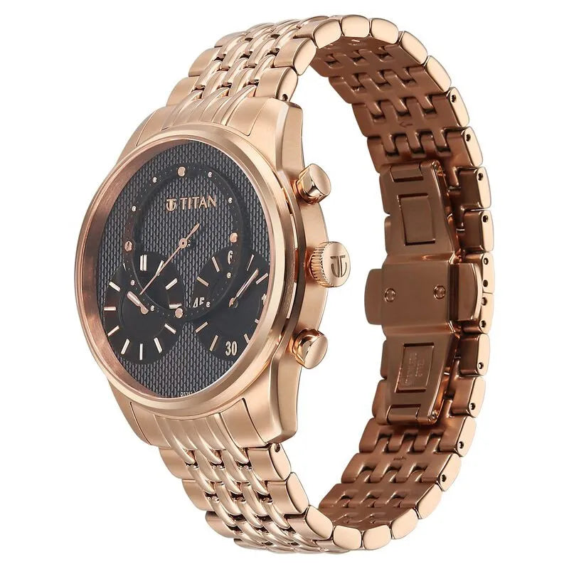 Titan Classique Micromotors 90179WM01 Brown Dial Men&