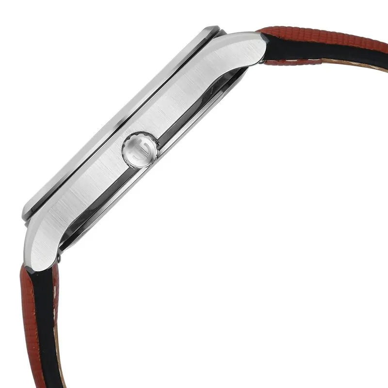 Titan Classique Palette of Time 10033SL04 Rust Orange Dial Men&