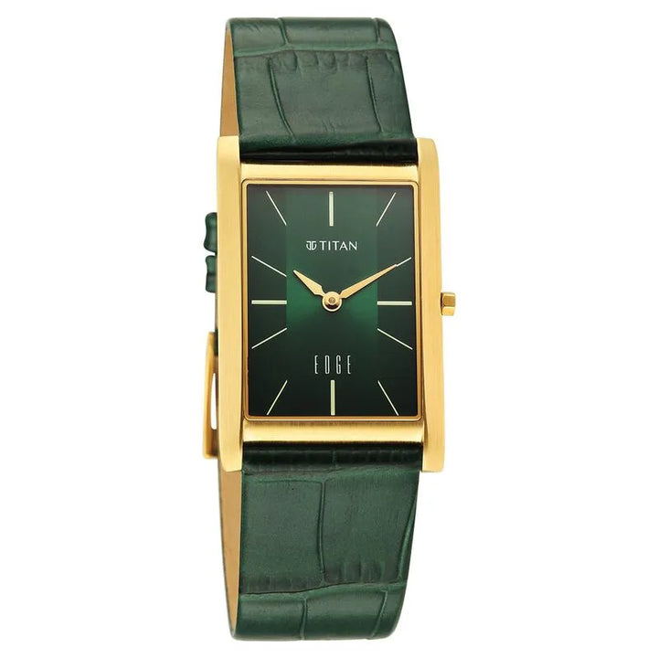 Titan Edge 1043yl11 Green Dial Men&