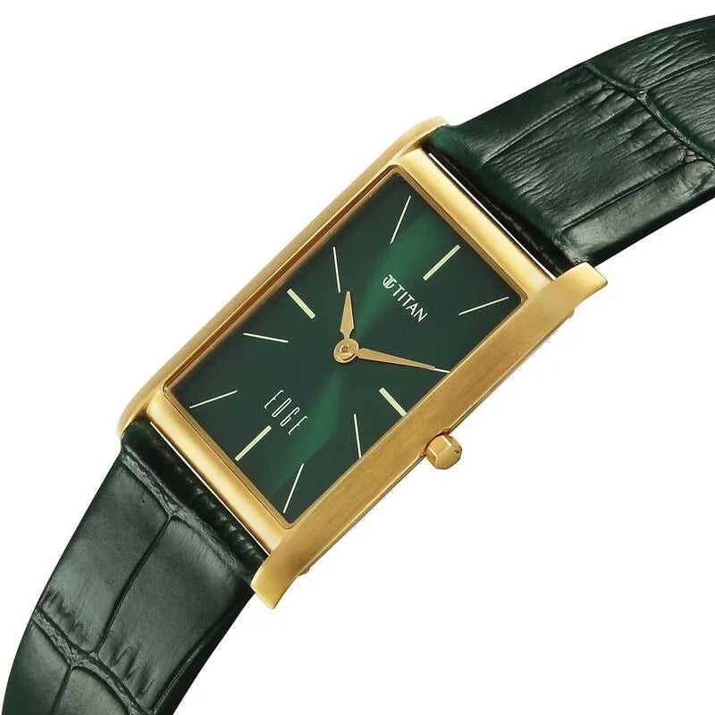 Titan Edge 1043yl11 Green Dial Men&