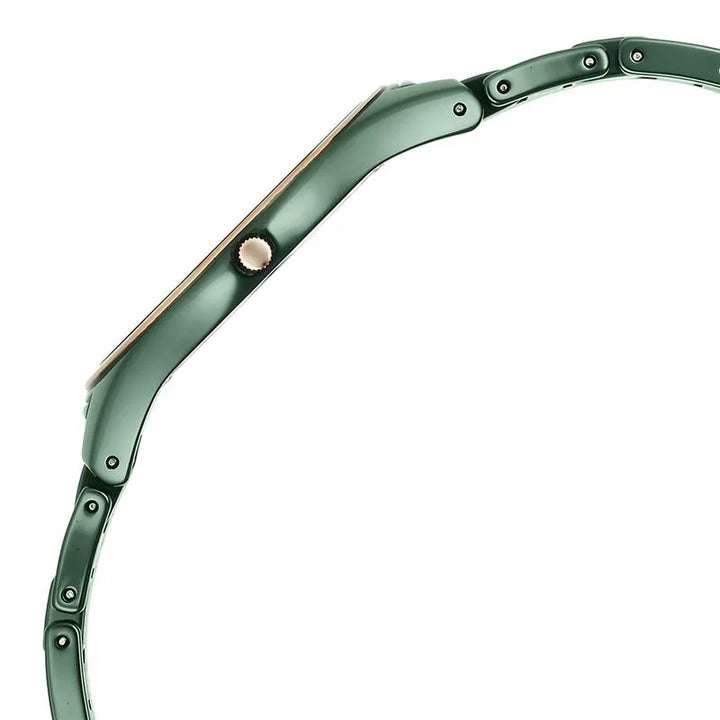 Titan Edge Bicolour 2653KC12 Green Dial Women&