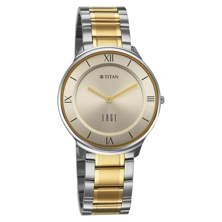 Titan Edge Gleam 1843BM01 Champagne Dial Men&