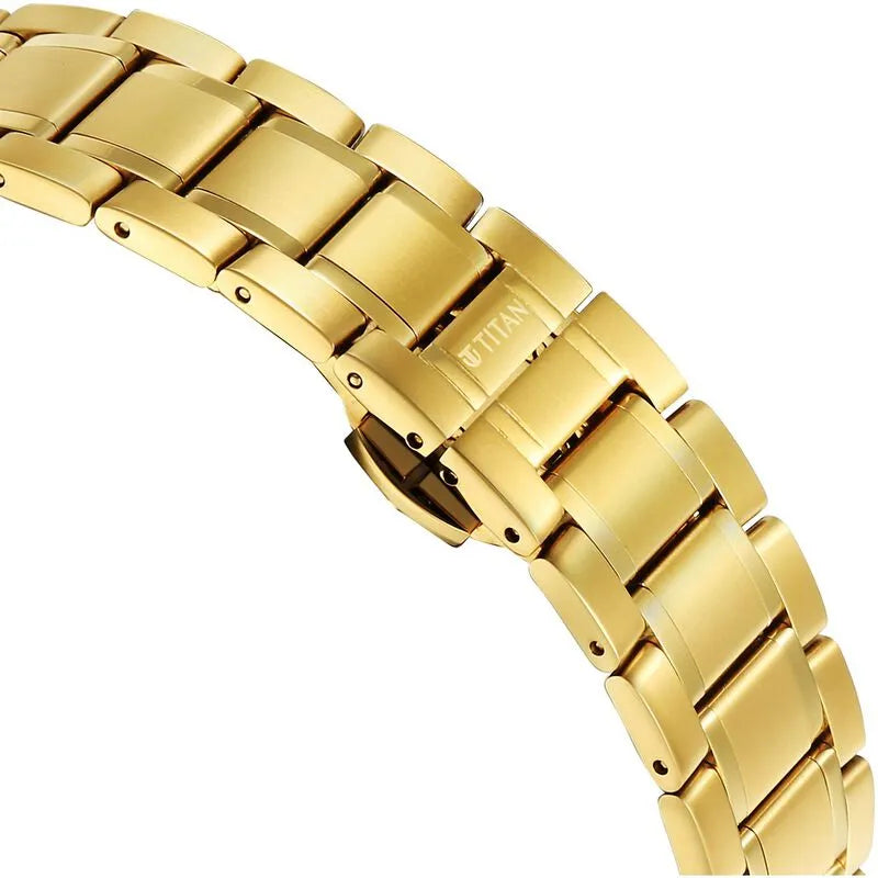 Titan Edge Gleam nu1843ym05 Green Dial Men&