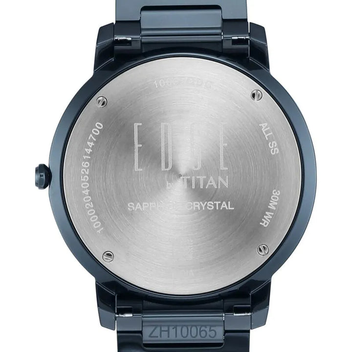 Titan Edge Meister 10065qm03 Blue Dial Men&