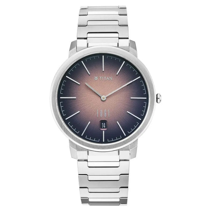Titan Edge Meister Brown Dial Men&