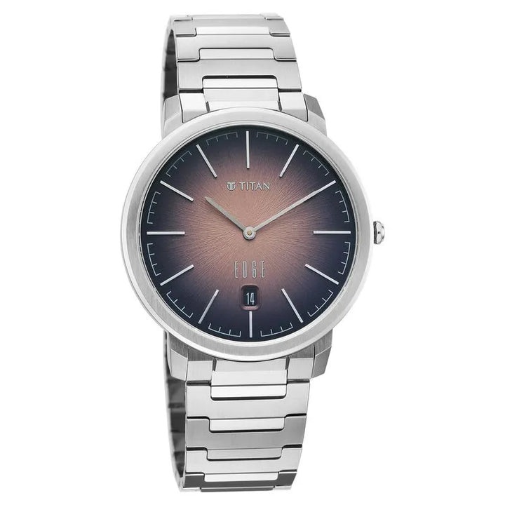 Titan Edge Meister Brown Dial Men&