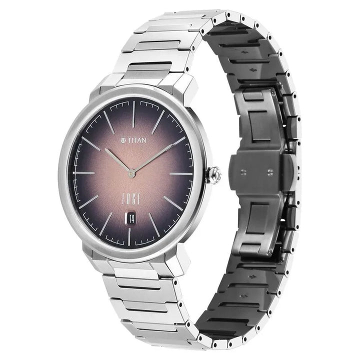 Titan Edge Meister Brown Dial Men&